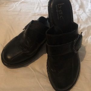 Born Leather Clogs